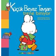 Küçük Beyaz Tavşan Trene Biniyor                                                                                                                                                                                                                               