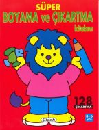 Süper Boyama ve Çıkartma Kitabım Aslan 128 Çıkartm                                                                                                                                                                                                             
