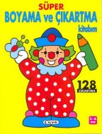 Süper Boyama ve Çıkartma Kitabım Palyaço 128 Çıkar                                                                                                                                                                                                             