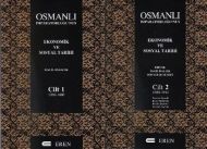 Osmanlı İmparatorluğu’nun Ekonomik ve Sosyal Tarih                                                                                                                                                                                                             