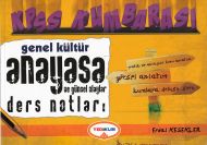 Yediiklim KPSS Kumbarası Genel Kültür Anayasa Ders                                                                                                                                                                                                             