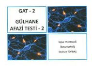 GAT - 2 Gülhane Afazi Testi 2                                                                                                                                                                                                                                  