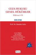 Ceza Hukuku Genel Hükümler                                                                                                                                                                                                                                     