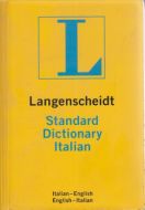 Langenscheidt Standard Dictionary Italian                                                                                                                                                                                                                      