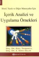 Sözel, Yazılı ve Diğer Materyaller İçin İçerik Ana                                                                                                                                                                                                             