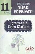 Editör 11. Sınıf Türk Edebiyatı Öğretmenin Ders N                                                                                                                                                                                                              