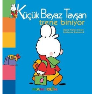 Küçük Beyaz Tavşan Trene Biniyor                                                                                                                                                                                                                               