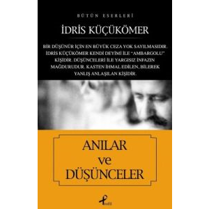 Anılar ve Düşünceler                                                                                                                                                                                                                                           