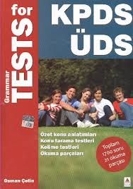 Grammar Tests for KPDS - ÜDS                                                                                                                                                                                                                                   