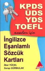 YDS İngilizce Eşanlamlı Sözcük Kartları                                                                                                                                                                                                                        