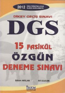 İrem Dgs 15 Fasikül Özgün Deneme                                                                                                                                                                                                                               