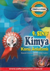 Zafer 9. Sınıf Kimya Konu Anlatımlı                                                                                                                                                                                                                            