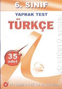 Fen Bilimleri 6. Sınıf Türkçe                                                                                                                                                                                                                                  