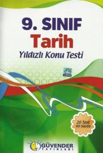 Güvender 9. Sınıf Tarih Poşet Test                                                                                                                                                                                                                             