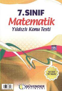 Güvender 7. Sınıf Matematik Yıldızlı Konu Testi                                                                                                                                                                                                                