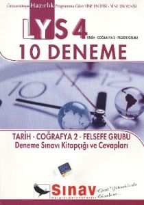 SINAV LYS 4 (TARİH COĞRAFYA 2 FELSEFE) 10 DENEME                                                                                                                                                                                                               