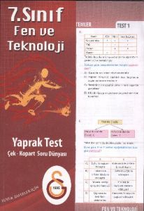 ÇAPRAZ GS 7. SINIF FEN VE TEKNOLOJİ Y.T.                                                                                                                                                                                                                       