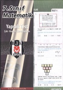 ÇAPRAZ BJK 7. SINIF MATEMATİK Y.T.                                                                                                                                                                                                                             
