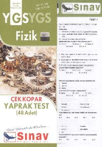 SINAV YGS FİZİK Y.T.                                                                                                                                                                                                                                           