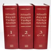 Misalli Büyük Türkçe Sözlük - 3 Cilt Takım (Ciltli                                                                                                                                                                                                             