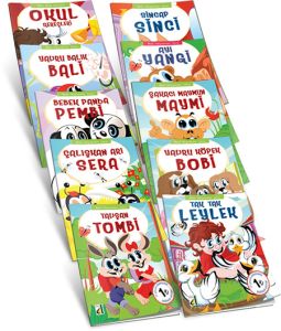 Akıllı Hayvanlar Serisi (10 Kitap Takım El Yazılı)                                                                                                                                                                                                             