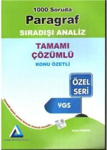 Sıradışı 1000 Soruda Paragraf Konu Özetli Soru                                                                                                                                                                                                                 