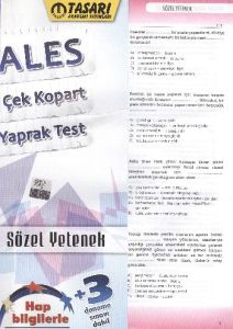 ALES 2014 ÇEK KOPART YAPRAK TEST                                                                                                                                                                                                                               