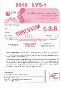 Özgül Lys 1 Tıpkı Basım                                                                                                                                                                                                                                        