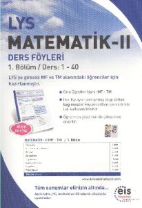 Eis Ders Föyleri Lys Matematik 1. Bölüm                                                                                                                                                                                                                        