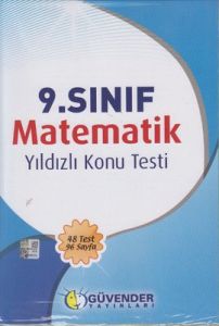 Güvender 9. Sınıf Matematik Poşet Test 36 Adet                                                                                                                                                                                                                 