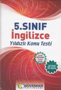 Güvender 5. Sınıf İngilizce Poşet Yıldızlı Konu T                                                                                                                                                                                                              