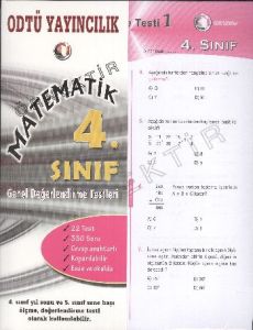 Matematik 4. Sınıf Genel Değerlendirme Testleri                                                                                                                                                                                                                