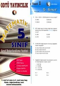 Matematik 5. Sınıf Genel Değerlendirme Testleri                                                                                                                                                                                                                