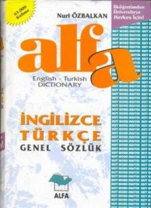 Alfa İngilizce-Türkçe Genel Sözlük                                                                                                                                                                                                                             