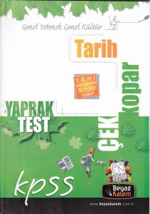 2014 KPSS Tarih Çek Kopar Yaprak Test                                                                                                                                                                                                                          