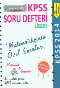 X Yayınları KPSS Soru Defteri Matematikçinin Özel                                                                                                                                                                                                              