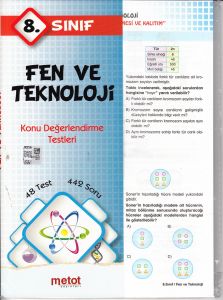 Metot 8. Sınıf Fen ve Teknoloji Konu Değerlendirme                                                                                                                                                                                                             