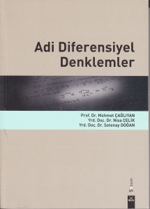 Adi Diferensiyel Denklemler                                                                                                                                                                                                                                    