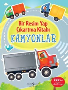 Bir Resim Yap Çıkartma Kitabı Kamyonlar                                                                                                                                                                                                                        