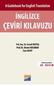 A Guidebook For English Translation İngilizce Çevi                                                                                                                                                                                                             