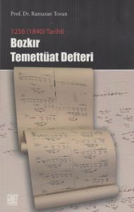 1256 (1840) Tarihli Bozkır Temettüat Defteri                                                                                                                                                                                                                   