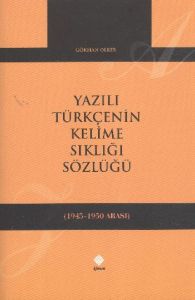 Yazılı Türkçenin Kelime Sıklığı Sözlüğü                                                                                                                                                                                                                        