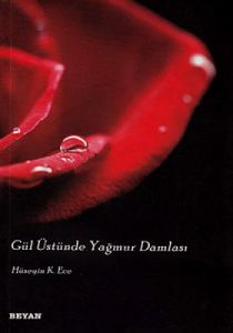 Gül Üstünde Yağmur Damlası                                                                                                                                                                                                                                     