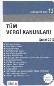 Tüm Vergi Kanunları                                                                                                                                                                                                                                            
