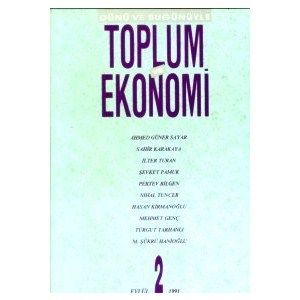 Dünü ve Bugünüyle Toplum ve Ekonomi Sayı: 2                                                                                                                                                                                                                    