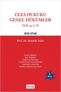 Ceza Hukuku Genel Hükümler                                                                                                                                                                                                                                     