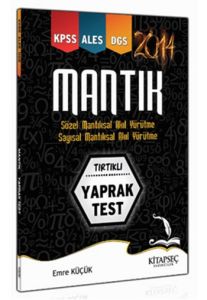 2014 KPSS ALES DGS Mantık Yaprak Test                                                                                                                                                                                                                          
