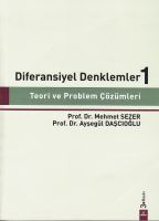 Diferansiyel Denklemler 1 Teori Ve Problem Çözümler                                                                                                                                                                                                            