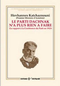 Le Parti Dachnak Na Plus Rien a Faire                                                                                                                                                                                                                          
