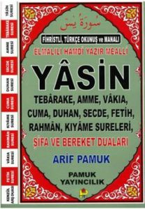 Fihristli Türkçe Okunuş ve Manalı Yasin (Yas-113)                                                                                                                                                                                                              